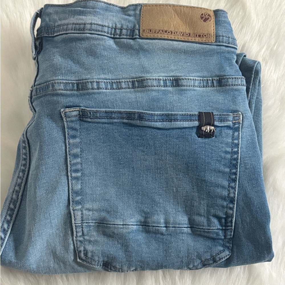 Buffalo David Britton 1972 Max-X Skinny Stretch Blue Jeans